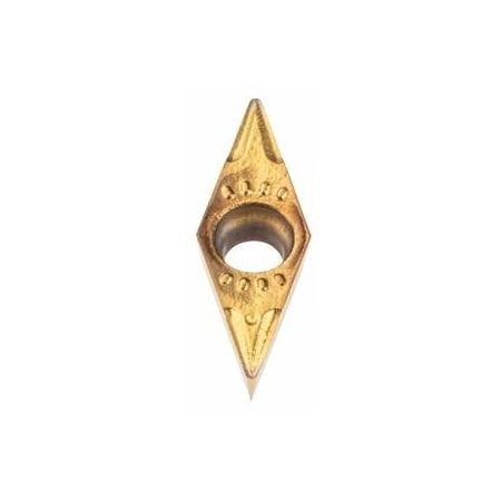 Garant Carbide Turning Insert, Diamond, VCGT050102, for Steel 261358 HB7025-1